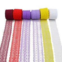 10m/lot 4.5cm Lace Tulle Roll Baby Girl Tutu Skirt Fabric Spool Birthday Party Supplies Wedding Event Decoration Table Runner