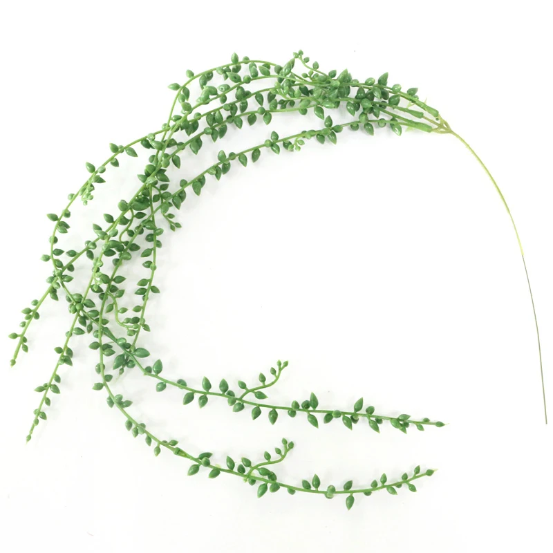 JAROWN Simulation Succulent Plants Artificial Lover Tears Green Rattan Wall Hangings Home Garden DIY Wedding Party Leisure Decor (14)