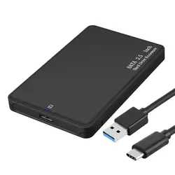 3,1 дюймов Тип C SSD корпус USB 2,5 Тип C SSD Внешний жесткий диск корпус Высокая скорость жесткий диск корпус