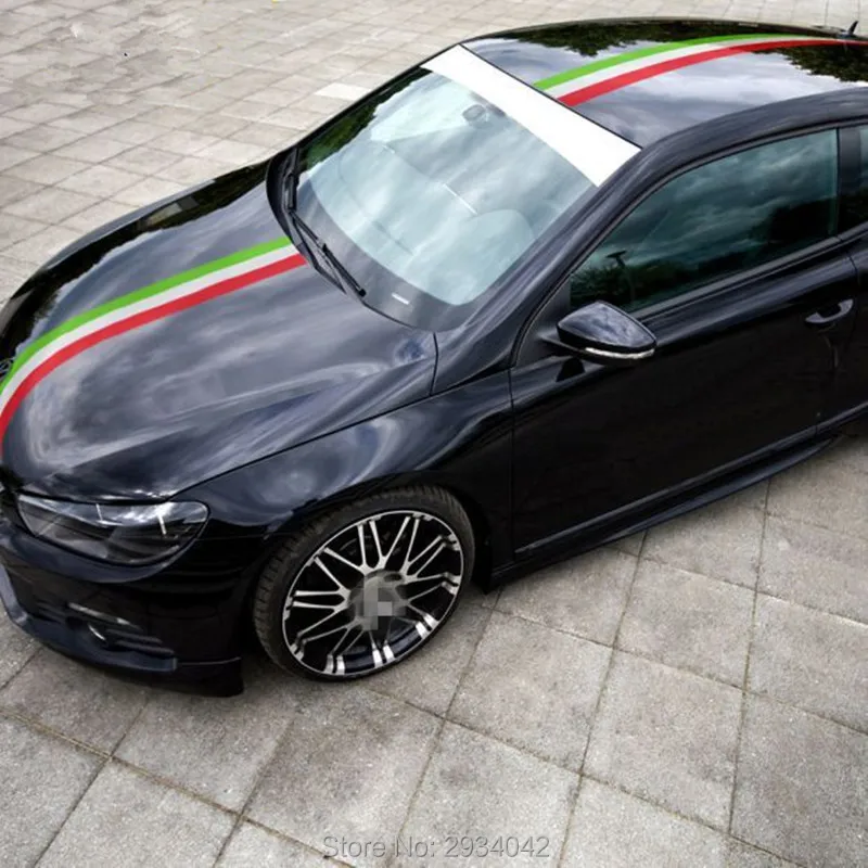 Mobil Styling Aksesoris Mobil Stiker Mobil Tubuh Tiga Warna