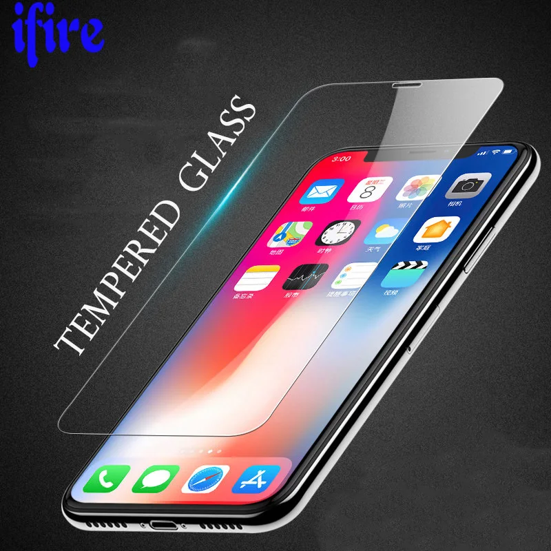 Tempered Glass For Apple iPhone X Screen Protector Toughened protective