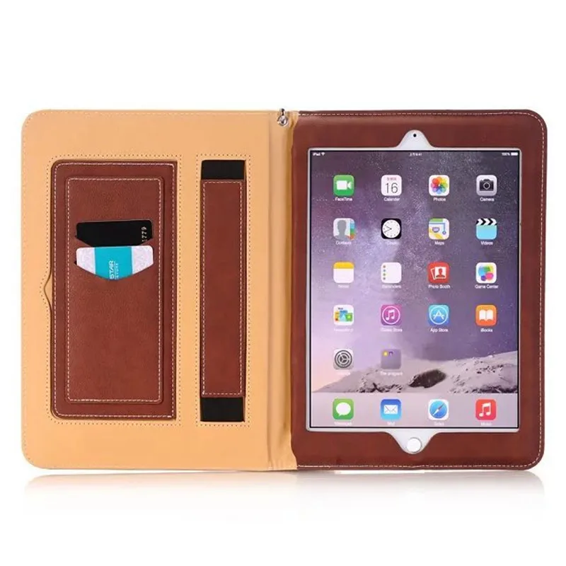 Роскошный чехол из искусственной кожи для Apple iPad Air 2 Air 1 Tablet Case Wallet Smart Cover для iPad 6 iPad 5 iPad Pro 9,7+ стилус