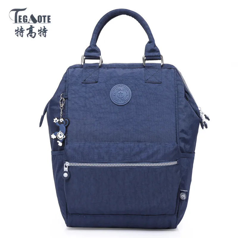 TEGAOTE 2017 La escuela Mochila para chica adolescente Mochila femenina mochilas impermeable de Nylon Casual mujeres portátil Mochila TEGAOTE 2017 La escuela Mochila para chica adolescente Mochila femenina mochilas impermeable de Nylon Casual mujeres portátil Mochila