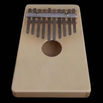 

New 10 Key Kalimba Mbira Likembe Sanza Thumb Piano Pine Light Yellow