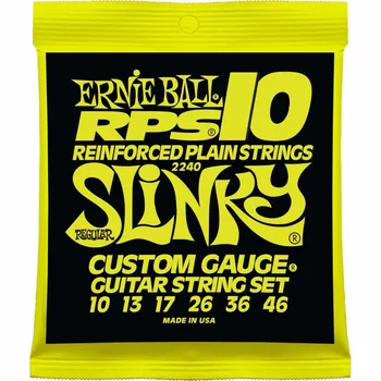 

Ernie Ball 2240 Regular Slinky RPS 10 Electric Guitar Strings 010-046