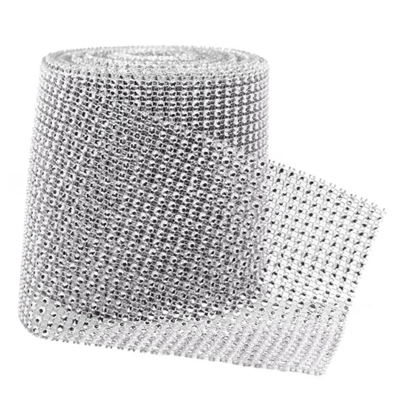 12cm*91.5cm Bling Diamond mesh Roll event unicorn party birthday Wedding DIY Decorations table Cake Wrap Crystal Ribbons tulle 12cm*91.5cm Bling Diamond mesh Roll event unicorn party birthday Wedding DIY Decorations table Cake Wrap Crystal Ribbons tulle