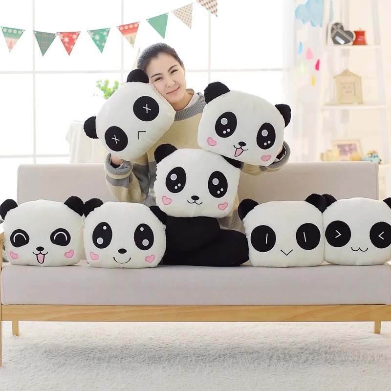 New 1PC 35cm Panda Bear Plush Hand Warmer Arms Pillow Cushion Stuffed