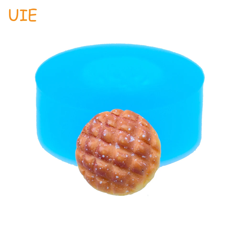 GYL281U 14.1mm Cross Bun Silicone Mold Bread Mold Fondant, Cake