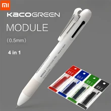 Xiaomi KACO 4 в 1 многофункциональная ручка-s 0,5 мм черный синий зеленый красный стержень сменный гелевый ручка Механическая ручка-cil японские чернила для офиса и школы
