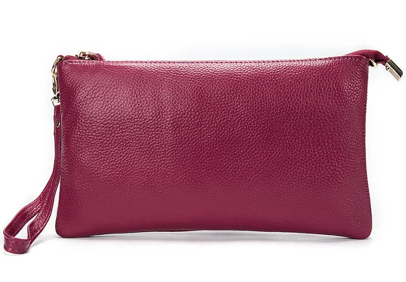 MJ Women Genuine Leather Shoulder Bag Female Real Leather Messenger Bag Crossbody Handbag Clutch Purse Ladies Casual Bags (28)