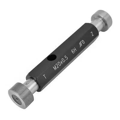 

M20 x 0.5 6H Steel Pipe Thread Plug Gage Go/No Go Gauge Gaging Tool