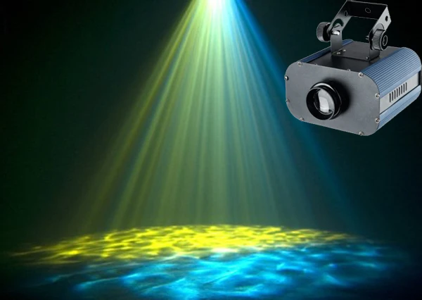 

Hot sale powerful 50W bright LED Water Wave Ripple Disco Stage Light Party Pattern Lighting Show Laser Projector 50 watt