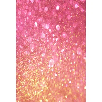 

Pink and Gold Polka Dots Backdrop for Photography Baby New Born Photoshoot Props Children Girls Bokeh Photo Studio Backgrounds