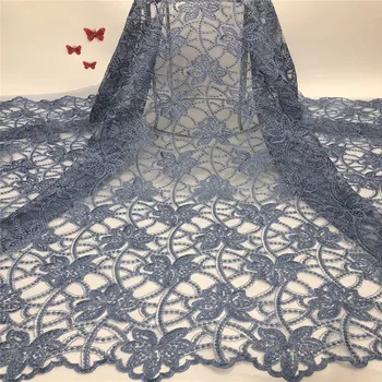 

Madison 2019 Latest African French Lace Fabric High Quality African Tulle Lace Fabric For Wedding Nigerian Lace Fabric