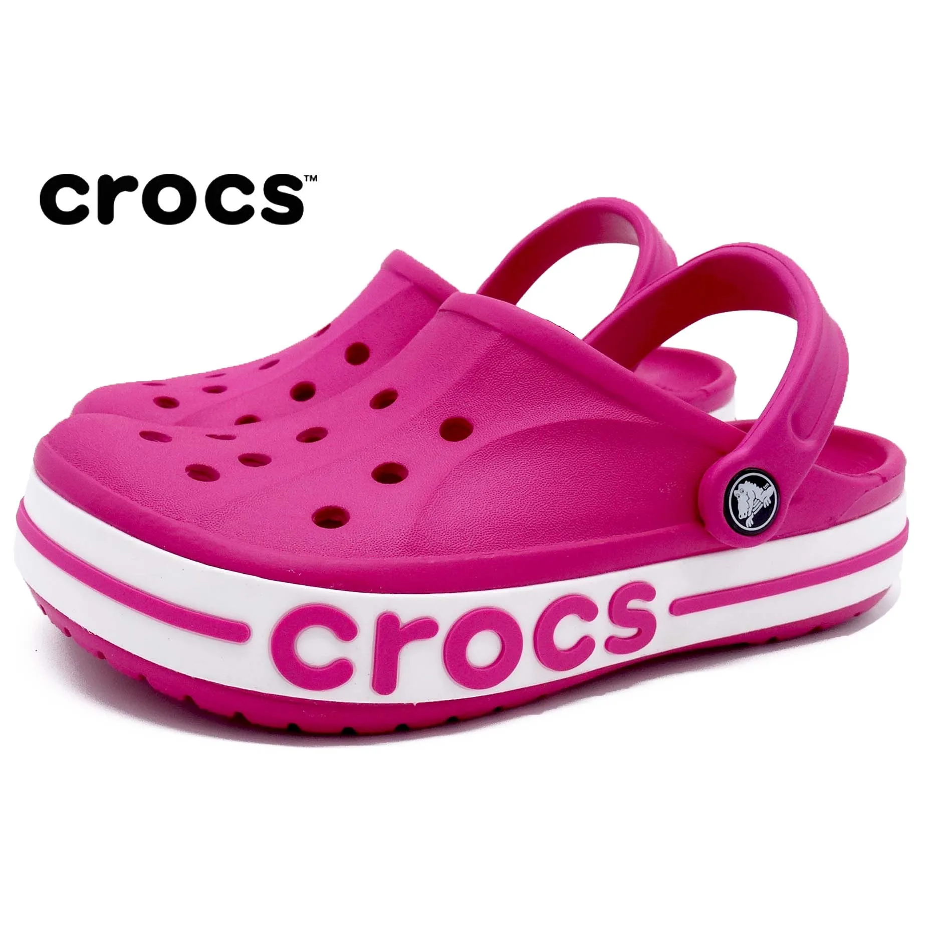 CROCS Bayaband Clog for Children Beach Sandals girl Crocs-shoes Quick-dry Water Shoes Slipper