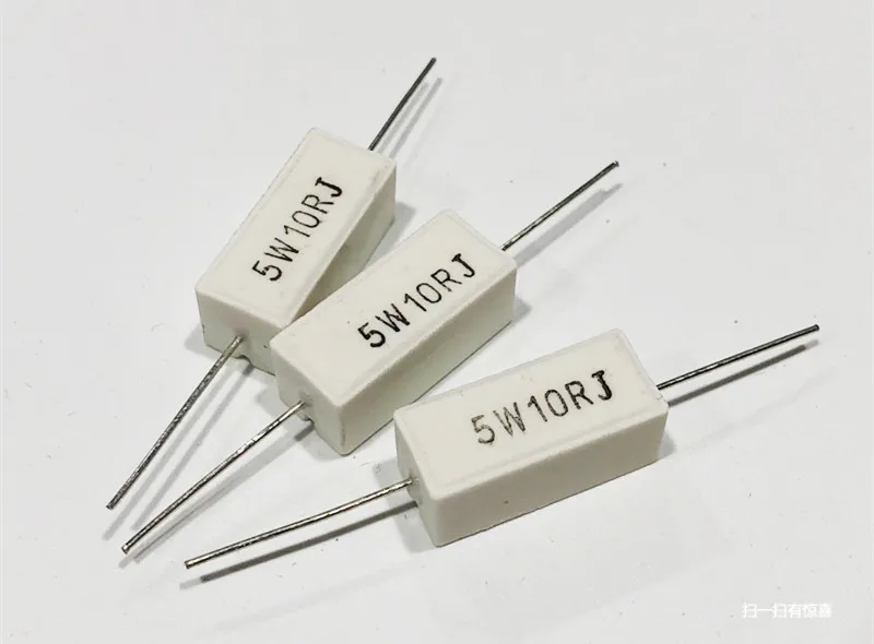 5 ohm QTY 55 watt ceramic cement power resistor Fixed Resistors Business & Industrial