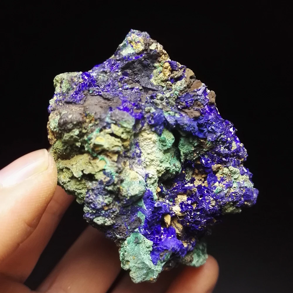 

196.4g cheap natural Stones and Minerals Rock Azurite Malachite quartz crystal collection A319