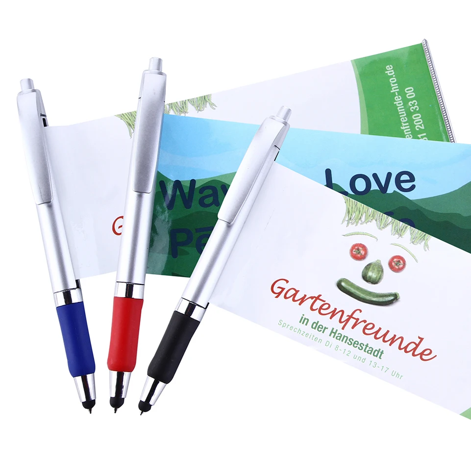 8B022 plastic stylus banner pen outer