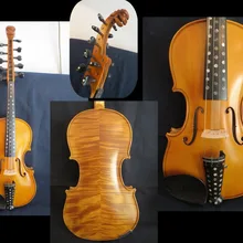 Ручная работа пламя 4*10 струны резьба свиток скрипка 4/4 богатый сладкий звук#12993