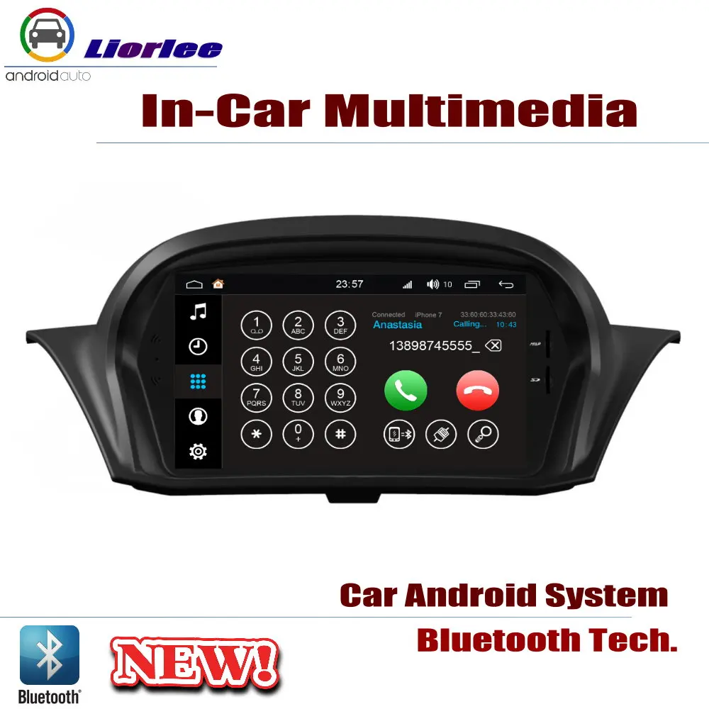 Cheap For Ford Fiesta Sedan 2013~2017 Car Android Player DVD GPS Navigation System HD Screen Radio Stereo Integrated Multimedia 4