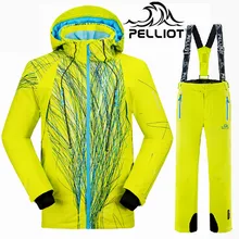 Бренд Pelliot, лыжный костюм для мужчин, водонепроницаемая лыжная куртка, зимние штаны, мужская куртка для сноуборда, брюки для горного катания, костюм для женщин, зимняя одежда