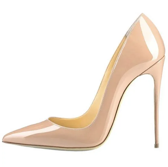 

Brand Shoes Woman High Heels Pumps Red High Heels 12CM Women Shoes High Heels Wedding Shoes Pumps Black Nude Shoes Heels