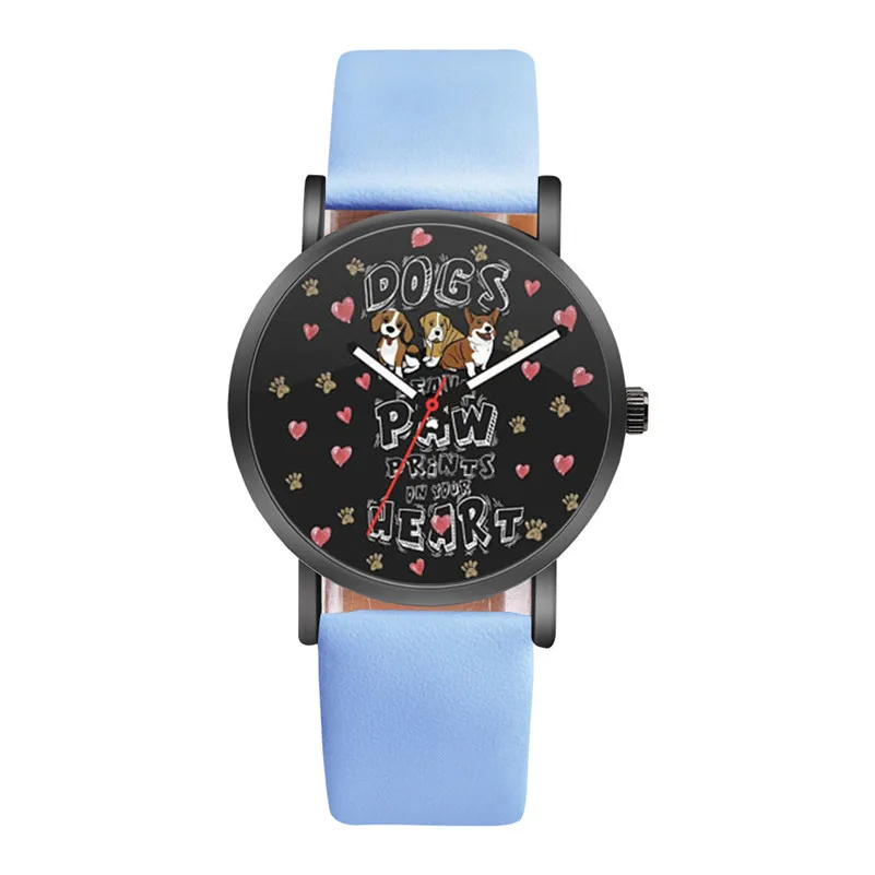 Newly Design Watch Women Leather Strap Cute Girls Animal Colorful Casual Alloy Analog Quartz Round Watch relogio feminino M23 (14)