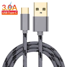 TOPK кабель usb type-C для samsung S9 S8 Быстрая зарядка type-C зарядный провод USB C кабель для Xiaomi mi9 Redmi note 7