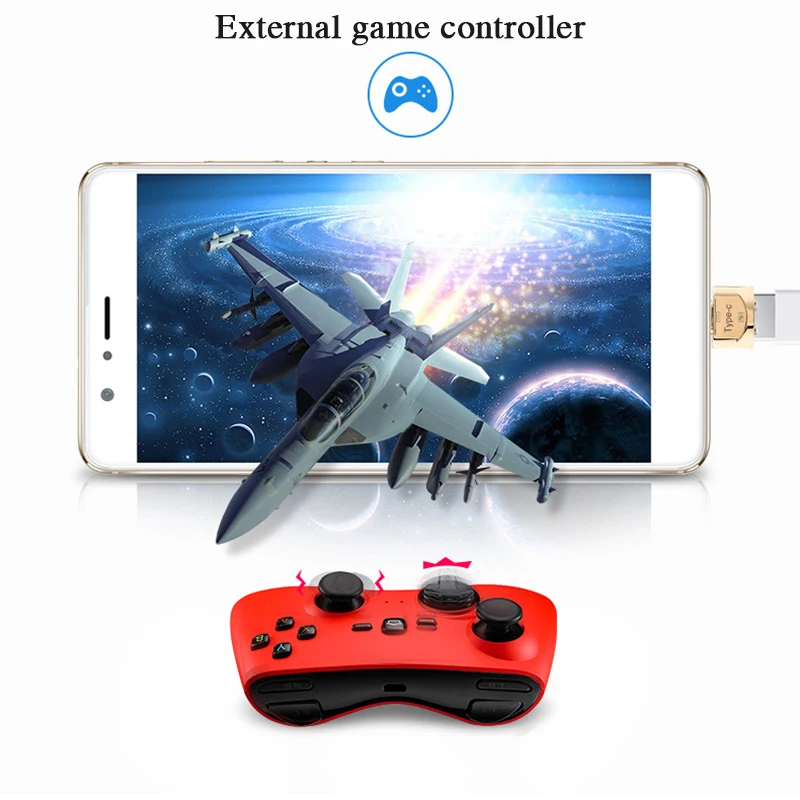 Роскошный адаптер USB для Type C OTG Micro Samsung S8 C/USB конвертер Mac Book Series|Переходники и