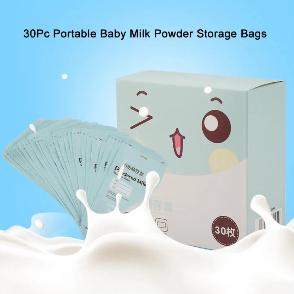 30 шт./компл. детское хранение грудного молока сумка Портативная емкость для порошка молока мешки одноразовые 300 мл Milkpowder без полипропилена контейнер для заморозки молока мешки