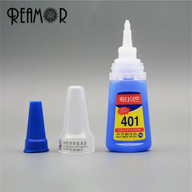 REAMOR Original Korea Super Glue Quick Drying Adhesive Strong Fast 20g