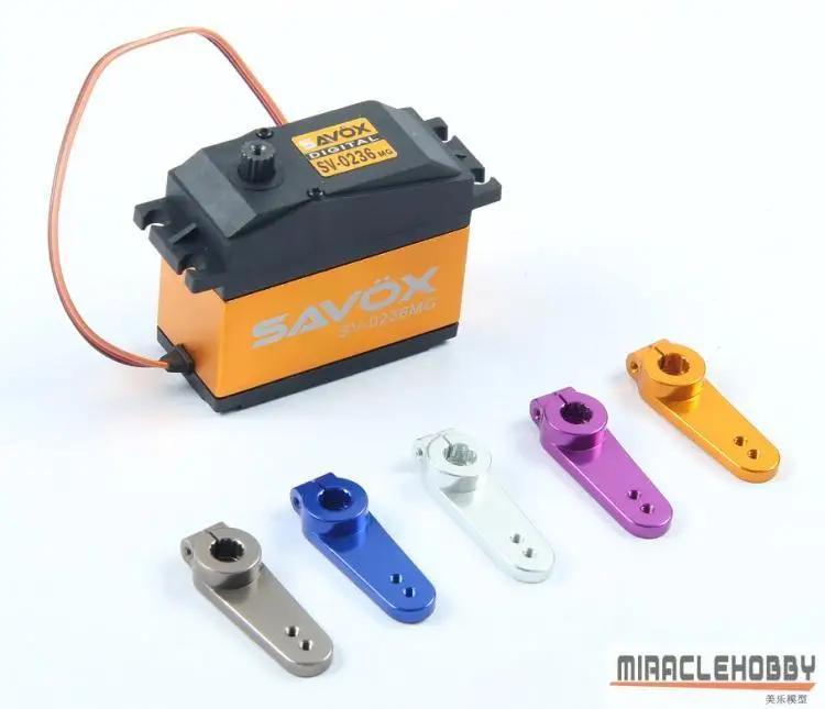 Savox 0236MG metal gear digital servo baja 40kg with CNC metal servo arm 63026digital servo