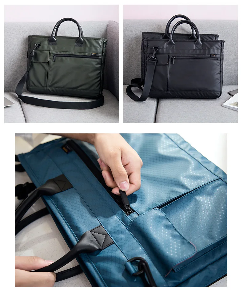 Вместительная сумка для ноутбука для мужчин и женщин, дорожный портфель, деловая сумка для ноутбука 14 15 дюймов Macbook Pro W-A17-70