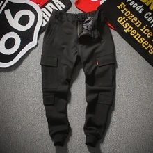 M~ 5XL! Европейский ветер уличные шаровары мужские штаны большого размера брюки хип хоп весенний бренд
