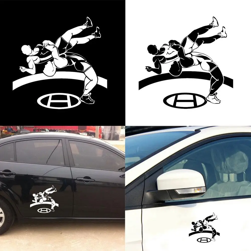 

Funny Wrestling Sports Car Styling Decorative Stickers Reflective Auto Decals