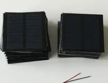 solar panel 0.6W 5.5V for DIY solar Light solar charger Epoxy solar panel 10pcs/Lot