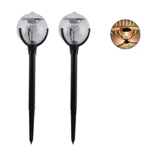 RGB для подсветки газона с питанием от солнечной панели лампы для украшения сада Открытый Путь Водонепроницаемый светодиодный солнечный свет газон уличный пейзаж лампа