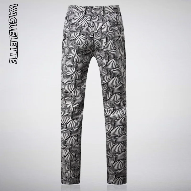 VAGUELETTE Geometric Printed Wedding Tuxedos For Men Elegant Shawl Collar Men Suit Fashion Stage Wear Slim Fit Groom Suits 2019 VAGUELETTE Geometric Printed Wedding Tuxedos For Men Elegant Shawl Collar Men Suit Fashion Stage Wear Slim Fit Groom Suits 2019