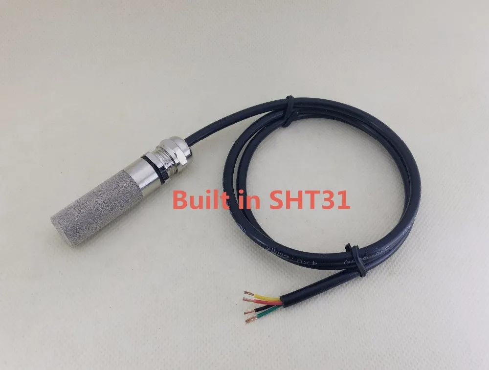 

TR0331 Temperature humidity sensor Original IC SHT31 Metal protection house shell Original IC Environmental DIY Warehouse soil