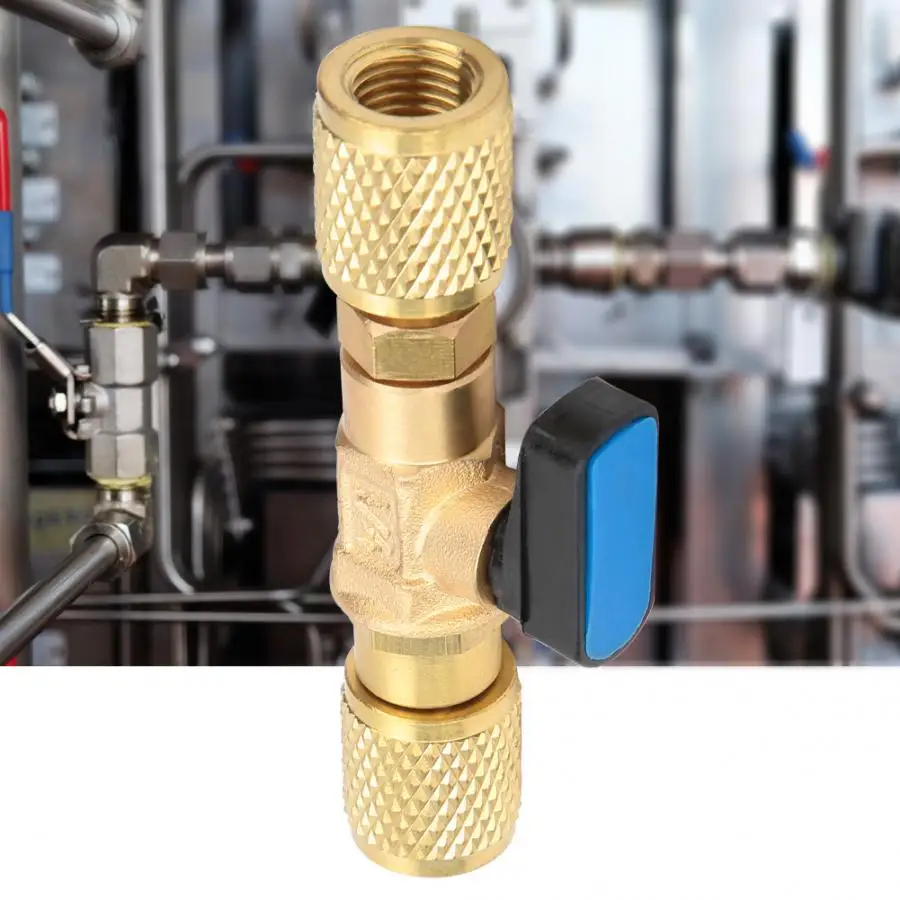 G14BrassRefrigerationBallValveAdapterConnectorConditioning