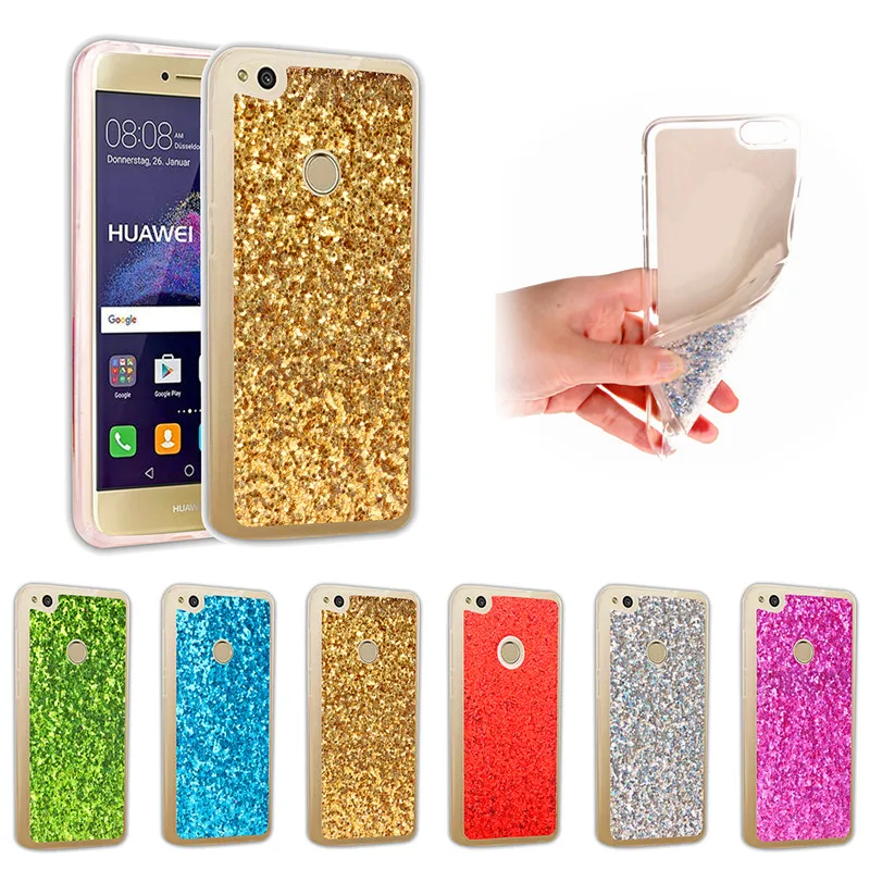 

Huawei P8 Lite 2017 Glitter Case Colored Shining Silicone TPU Shiny Glitter Back Cover Case for Huawei P8 Lite 2017 Honor 8 Lite