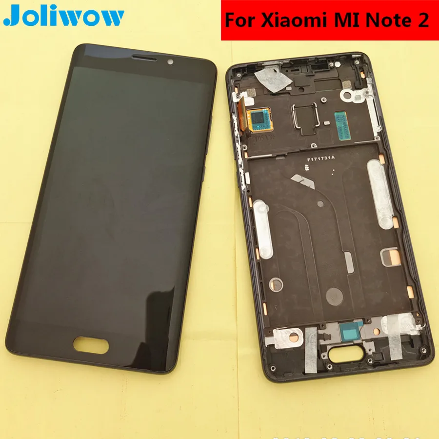 Проверено! Для Xiaomi Mi Note 2 note2 ЖК дисплей + сенсорный экран рамка в сборе Сменные