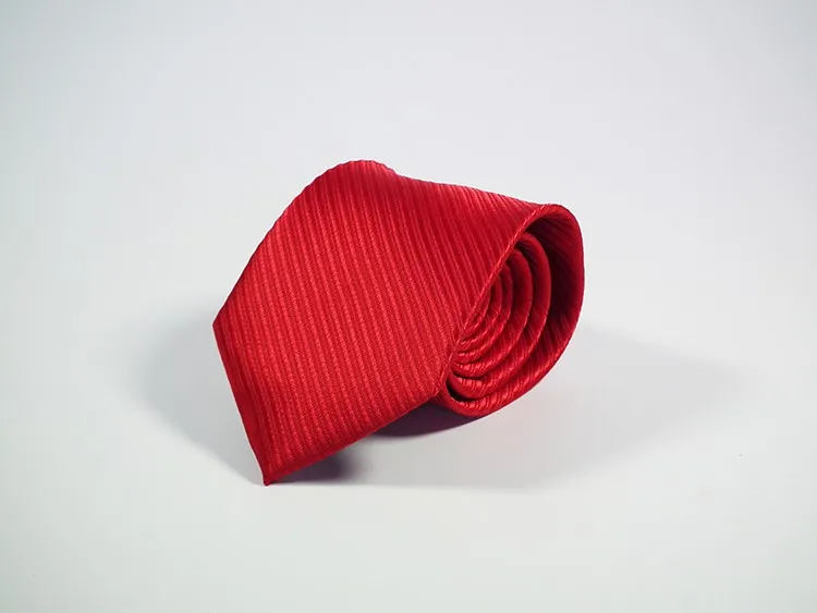 Новые модные аксессуары галстук высокое качество 8 см мужские галстуки для костюма Бизнес Свадьба повседневные Черные Красные