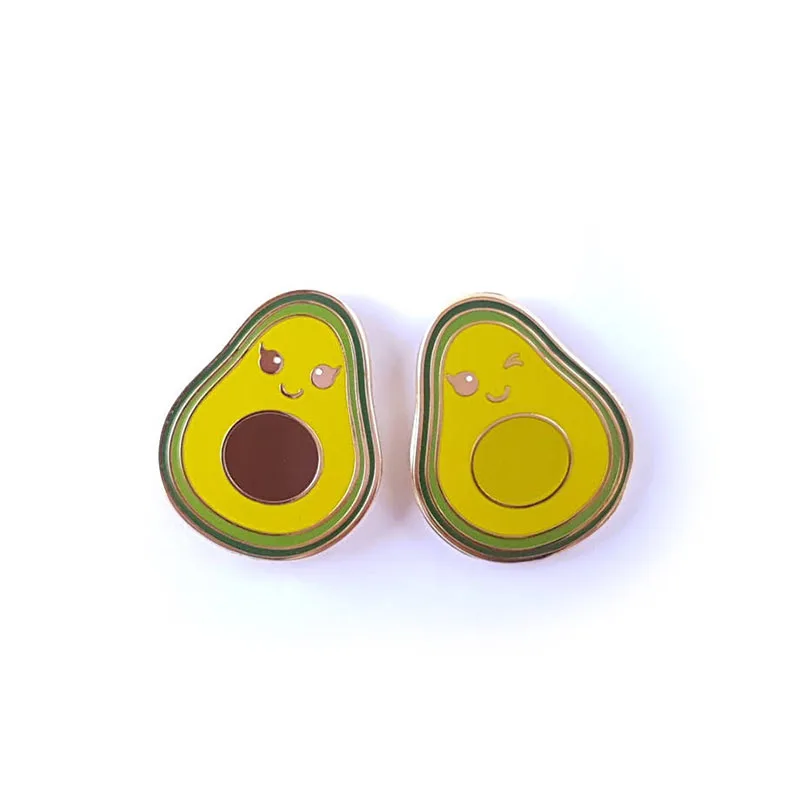

Avocado enamel pin badge