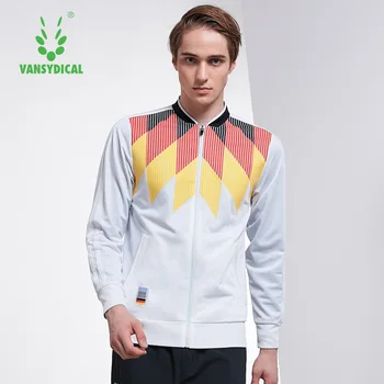 

2019 Sports Running Jackets Autumn Men's Long Sleeve Zipper Sportswear Tops Fitness Workout Clothes Slim Thin Outerwear