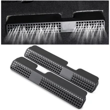 Автомобильный воздушный выход Крышка для Audi A4 B9 8W A5 S5 RS5 B9 F5 MK2+ заднее сиденье под заднее сиденье автомобиля крышка вентиляционного отверстия кондиционера сетка