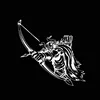 YJZT 13.6*13.2CM Brave Strong Cool Viking Warrior Covering The Body Fashion Car Sticker Decal Black/Silver Vinyl C20-1669 ► Photo 2/6