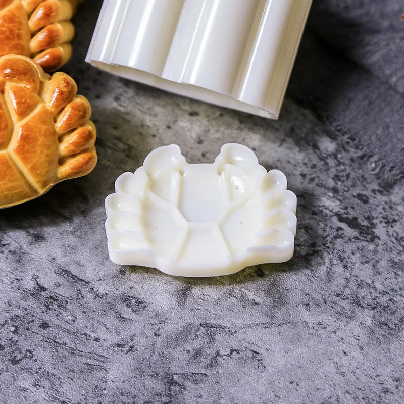 63 г Краб шаблон Mooncake плесень Набор DIY Mooncake инструменты Пластиковые Кондитерские плунжеры Ручной пресс форма для лунного пряника инструмент для выпечки