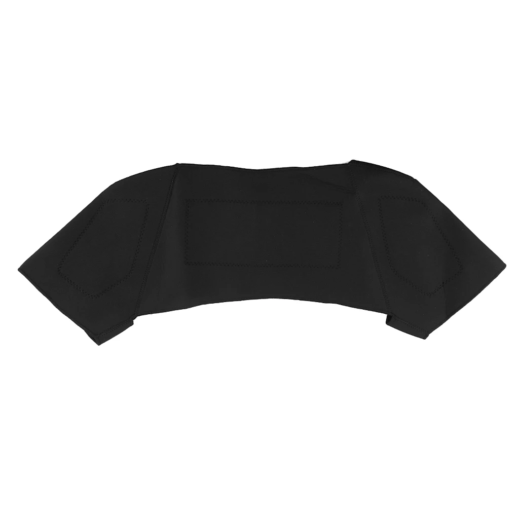 

Neoprene Self-Heating Back Double Shoulder Pad Belt Band Wrap Shoulder Support Brace Thermal Protector Posture Corrector M/L/XL