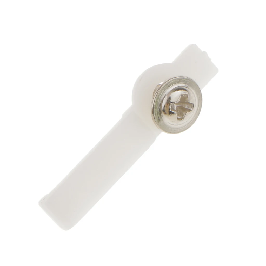 One Side Mounting Bracket Fixing Clips with Screws for 10mm LED Strip Light, Pack of 100